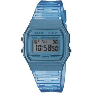 CASIO Collection Montre F-91WS-2EF chrono alarme calendrier auto