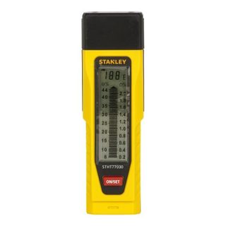 Testeur dhumidité - STANLEY - 0-77-030 - Double unité de mesure - Mesure humidité de bois et de bâtiments