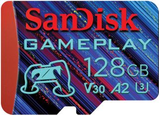 SanDisk Carte Mémoire micro sdxc A2 128Go V30 U3 GamePlay microSDXC Pour Mobile Console Gaming jeux jusquà 190MB/s