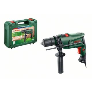 Perceuse à percussion Bosch - EasyImpact 600 (Livrée dans un coffret avec 1 poignée supplémentaire et 1 butée de profondeur)