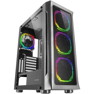 Mars Gaming MC-NEO Tour Gaming XXL E-ATX Vitres Latérales et Frontales Verre Trempé 4 Ventilateurs ARGB 120mm Plus Ventilateur