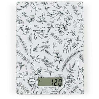 Balance de cuisine électronique - LIVOO - DOM451FL - Plateau en verre - 5 kg - Tare