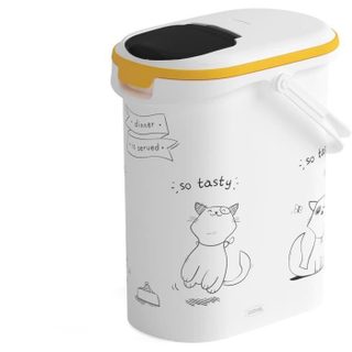 CURVER Conteneur à croquettes pour chat 4 kg - 10L - Le diner et servi