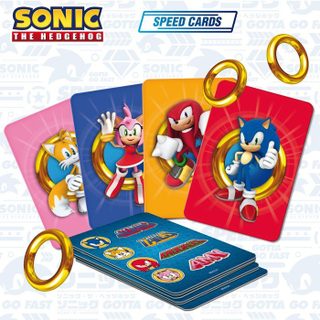 Sonic Jeu de Cartes de Vitesse - Jeu de cartes - LISCIANI - Rapidité - Univers Sonic