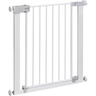 SAFETY 1ST Barrière de sécurité enfant 73-80cm Blanc métal Auto Close 4 points de pression