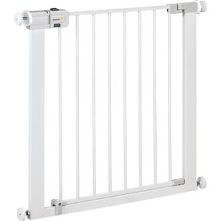 SAFETY 1ST Barrière de sécurité enfant Easy Close - Métal - 73 à 80 cm - pression sans vis ni perçage - Blanc