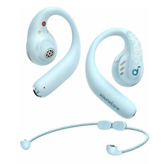 Écouteurs sans fil SoundCore AeroFit Pro (A3871G61) pour le sport Bluetooth étanches - Anker - Bleu