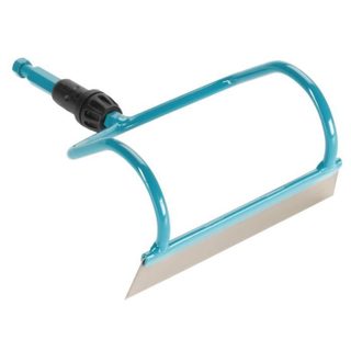 GARDENA Râtissoire à tirer à 2 branches 16cm Combisystem® - Acier inoxydable – Adapté pour désherbage – Garantie 25 ans (3193-20)