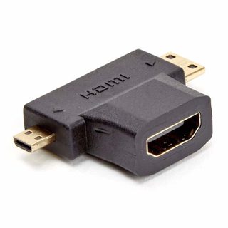 D2 Adaptateur 0 micro et mini HDMI mâle/ HDMI femelle