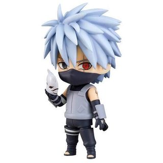 Figurine - Naruto - Kakashi Hatake - 10cm - Visages interchangeables - Accessoires inclus