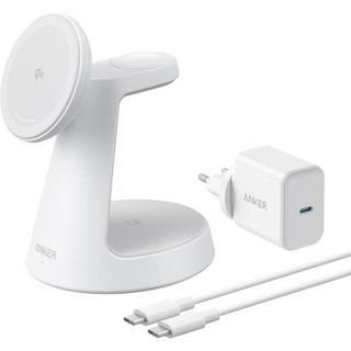 Chargeur Induction - ANKER - MagGo - 15W - Compatible MagSafe - 3-en-1