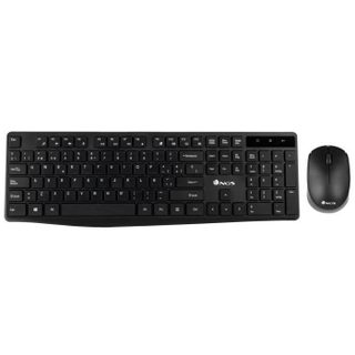 Combo souris et clavier sans fil - NGS - ALLURE - 1200 dpi - 12 touches FN - Récepteur NANO