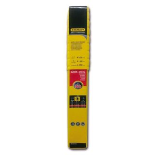 STANLEY 460832 Lot de 50 éélectrodes rutiles acier - Ø 3 25 mm - L 350 mm - Baguettes de soudure