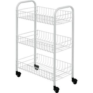 Metaltex Chariot De Cuisine Avec 3 Paniers Siena