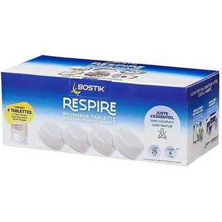 Recharges absorbeur - BOSTIK - Respire - 4 tablettes - Jusqu’à 25 m² - Sans parfum - 4 x 250 g
