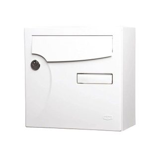Boîte aux lettres - RENZ - Normalisée - 1 porte - Extérieur - Blanc