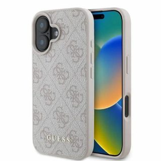 Coque pour iPhone 16 - Guess Hardcase 4G Classic (GUHCP16SG4GFPI) - Rose