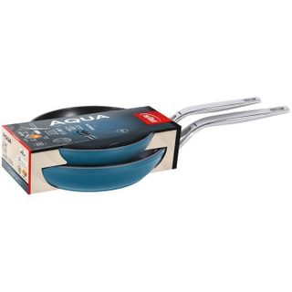 Set de poêles - INOXIBAR - Aqua 20+24 cm - aluminium forgé - revêtement antiadhésif - induction