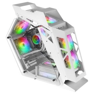 Mars Gaming MC61 Micro-ATX — 4 ventilateurs 120mm CHROMA RGB contrôleur ARGB