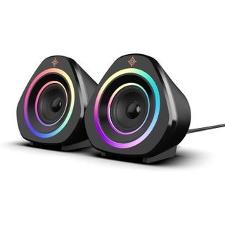 NOVA GAMING Enceintes 2.0 RGB Gaming Son Clair et équilibré
