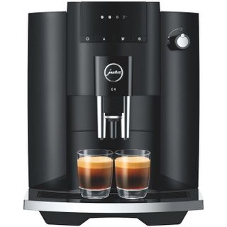 Machine à café Expresso broyeur - JURA - E4 Piano - 1450 W - 280 g - 1 9 L - 5 spécialités - Noir brillant