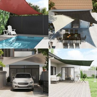 vidaXL Voile dombrage 160 g/m² rectangulaire 25x3