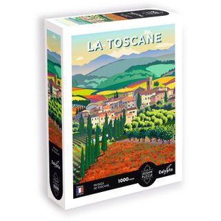 Puzzle - SENTOSPHERE - Calypto - 1000 pièces - Paysage de la Toscane - Toucher soyeux - Dès 9 ans