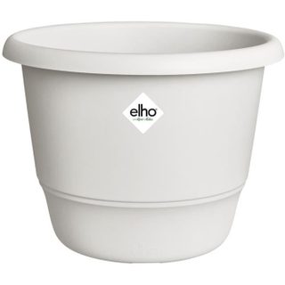 Pot de fleurs - AMIGA - Plastique - Blanc - Rond - Ø39xH29cm - 100% récyclé - ELHO