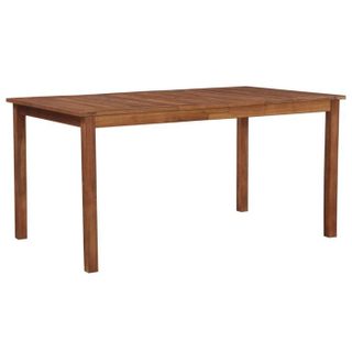 vidaXL Table de jardin 150x90x74 cm Bois dacacia massif