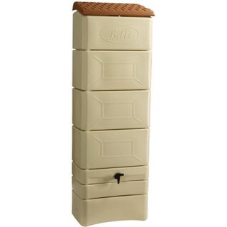 Récupérateur deau mural - Plastique - Beige - Forme oblongue - L60xP34XH180 cm - 300 L - BELLI
