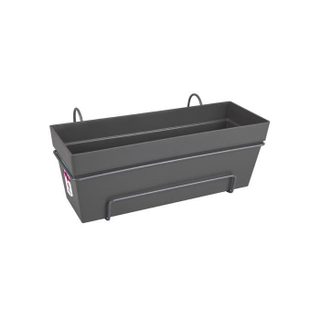 Balconnière - LOFT URBAN ALLIN1 - Plastique - Noir - 49x27xH21cm - 100% recyclé - ELHO