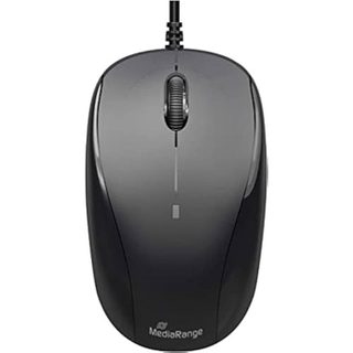 Souris Optique - MEDIARANGE - MROS213 - Filaire - Compacte - Noir/Gris