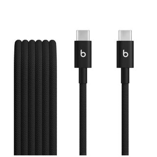 Câble téléphone portable Beats USB-C vers USB-C 1.5 m Noir pour iPhone