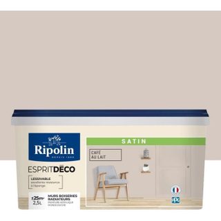 RIPOLIN ESPRIT DECO MULTI SUPPORTS CAFÉ AU LAIT satin 25L