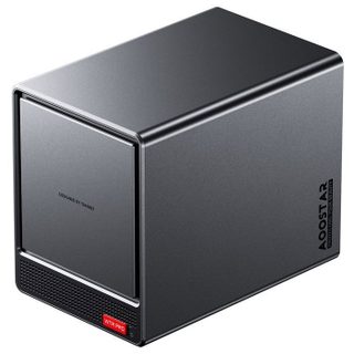 AOOSTAR WTR Pro NAS Mini PC Barebone (Sans RAM Sans SSD) AMD Ryzen 7 5825U 8 Noyaux Max 4.5GHz HDMI Plus DP Plus Type-C Triple Affichage 4K