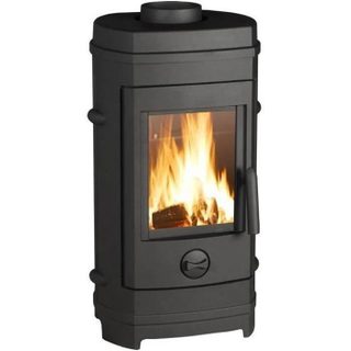 Poêle à bois INVICTA Remilly - Puissance optimale: 7 kW - Max: 10 5 kW - Bûches 33 cm max - Fonte - Fabriqué en France - Ecodesign