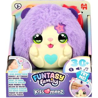 Funtasy Family - Peluche intéractive - JUMBO - Kiss Meez Hamster - Dès 3 ans