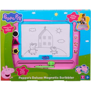 Ardoise magique magnétique - BANDAI - Peppa Pig - Tableau effaçable pour dessiner et recommencer à l’infini - Avec stylo