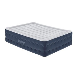 Bestway Lit gonflable 2 places TruLeisure pompe électrique intégrée 203x152x51cm