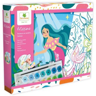 Kit créatif Peinture au numéro - SYCOMORE - Artissimo - Sirènes - Dès 7 ans