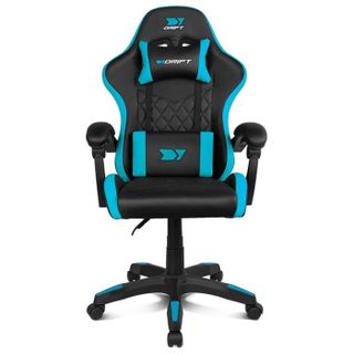 Chaise de jeu Drift Dr35Bl Pc siège rembourré noir bleu