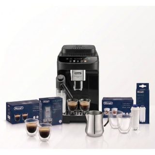Machine expresso broyeur - DeLonghi - Magnifica Evo - ECAM290.61.B - 5 recettes - Noir + Pack 6 accessoires inclus