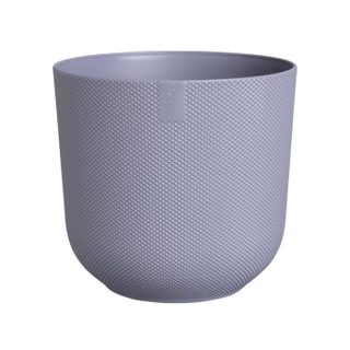 Pot de fleurs - JAZZ - Plastique - Violet - Rond - Ø34 5xH32cm - 100% récyclé - ELHO
