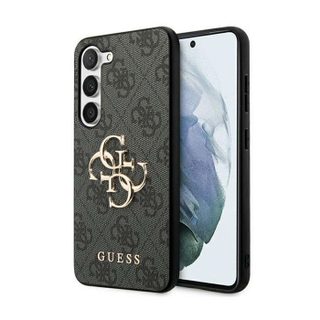 Coque de téléphone - Guess - Galaxy S24 - Noir - Protection chocs - Texture saffiano