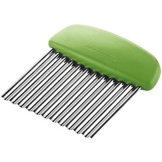 Découpe légumes - Presto - Modèle ondulé - Acier inoxydable - 100 mm x 100 mm - 1 pièce