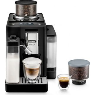 Expresso avec broyeur - DELONGHI - FEB4455.B RIVELIA - Noir - 15 bar - 1450 Watt