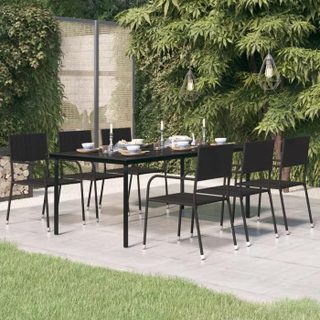 vidaXL Table à dîner de jardin et - 200x100x74 cm