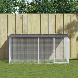 Vidaxl Poulailler avec toit Anthracite 203x98x90 cm