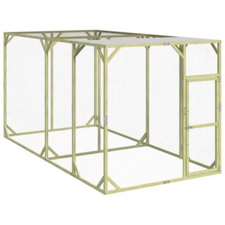 3102985 vidaXL Poulailler 200x400x200 cm Bois de pin massif imprégné
