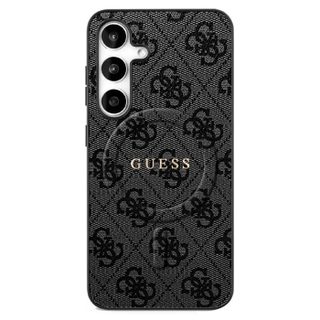 Coque Guess 4G Ring Classic Logo MagSafe pour Samsung Galaxy S25 FE - Black
